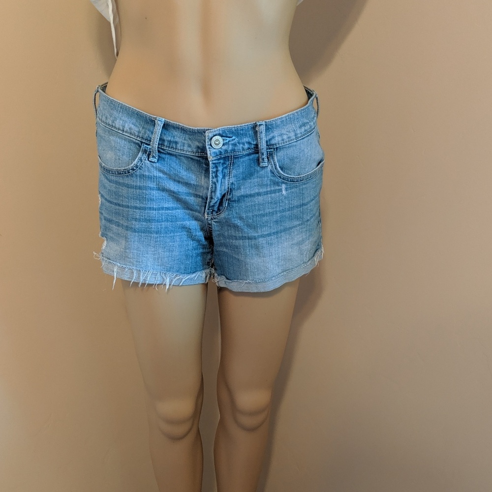 Hollister low rise jean shorts